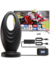 2025 TV Antenna for Smart TV and Old TV, 2200+ Miles Range HD Digital TV Antenna Indoor with 360° Signal Strongest Booster, Supports Local Channels 1080P 4K Reception for Home, RV, Camping (15.5ft)